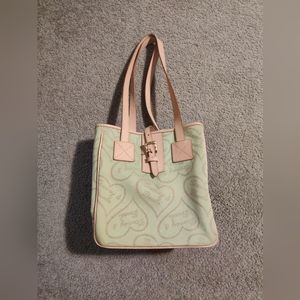 VintagebDooney & Bourke Heart logo leather straps, made in usa